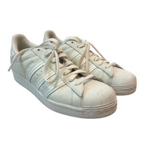 Adidas Superstar Off-White Women’s Size 9 Sneaker H03916 Low Top Shell Toe